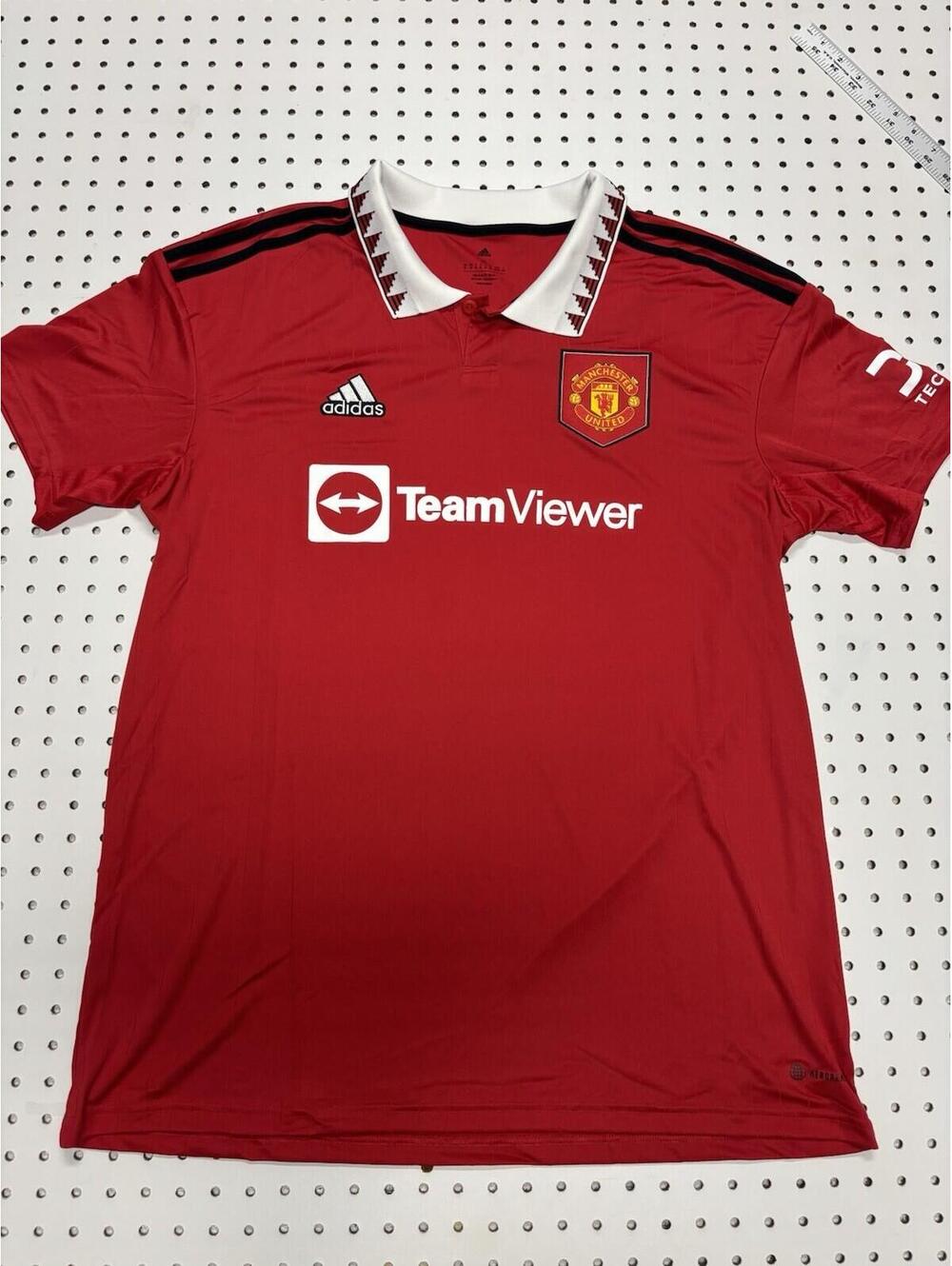 NWT Adidas Manchester United 22/23 Authentic Red Home Soccer Jersey Mens XL